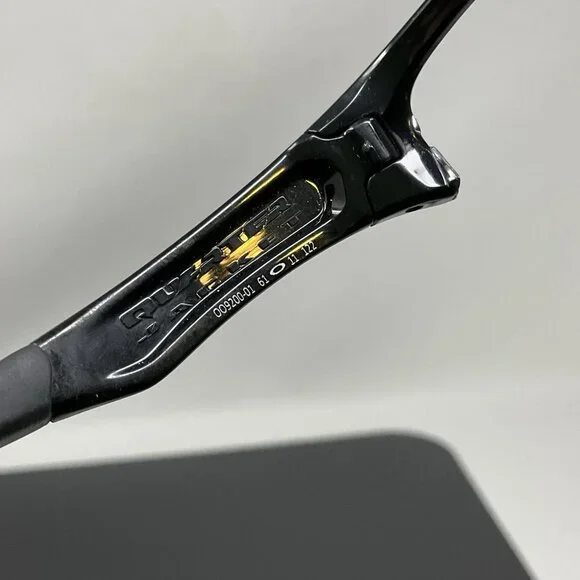 Oakley Quarter Jacket OO9200-01 Sunglasses Black Half Wrap Frame NoLenses